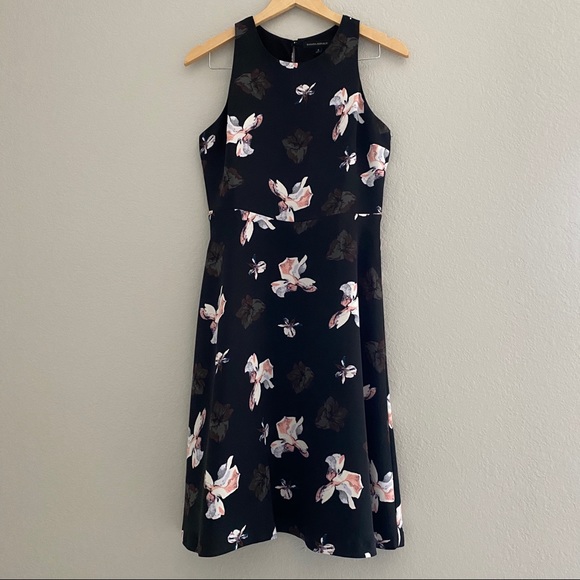 Banana Republic Dresses & Skirts - Banana Republic Black Floral Midi Dress